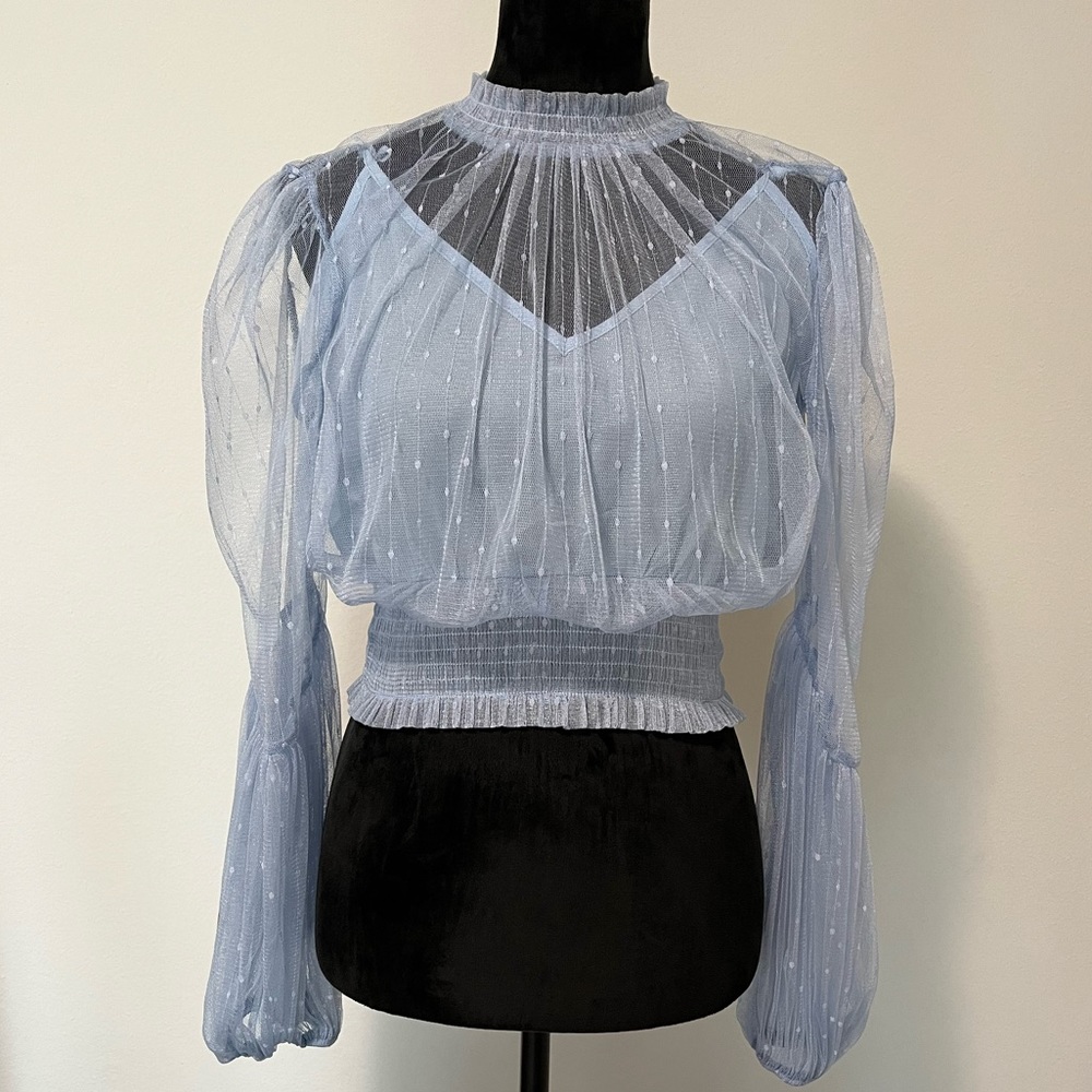 Fashion Nova Blue Top